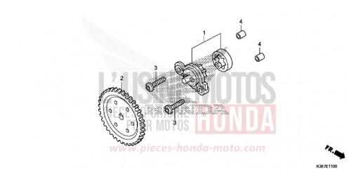 OIL PUMP WW125EX2H de 2017
